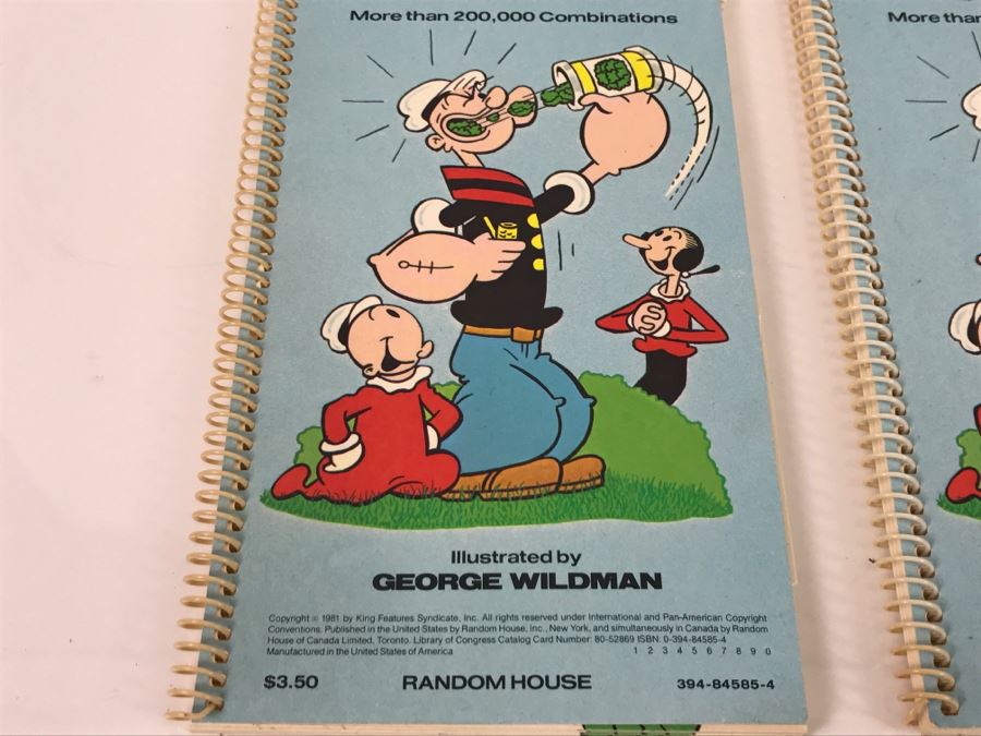 (2) The Popeye Mix Or Match Storybook 1981 First Edition [Photo 4]