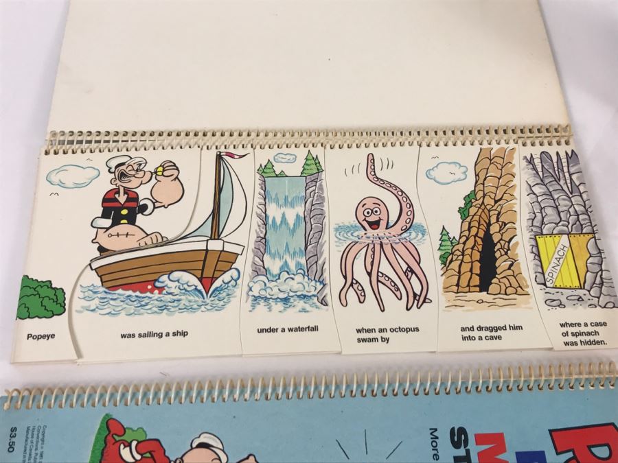 (2) The Popeye Mix Or Match Storybook 1981 First Edition [Photo 6]