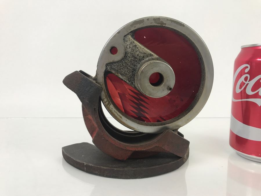 Metal And Glass Sculpture By Local Artist Karen Dugan Hand Signed - 7'W X 7'H X 6'D [Photo 3]