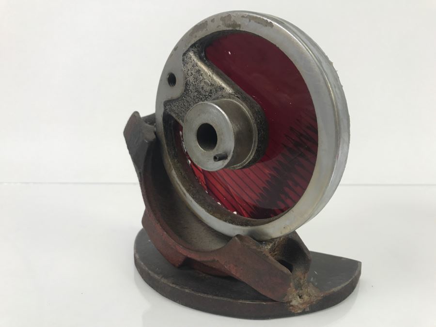 Metal And Glass Sculpture By Local Artist Karen Dugan Hand Signed - 7'W X 7'H X 6'D [Photo 10]