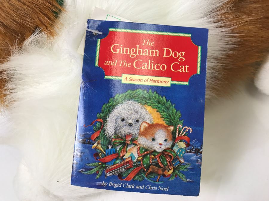 (4) The Gingham Dog And The Calico Cat Plush Toy Animals New With Tags [Photo 9]