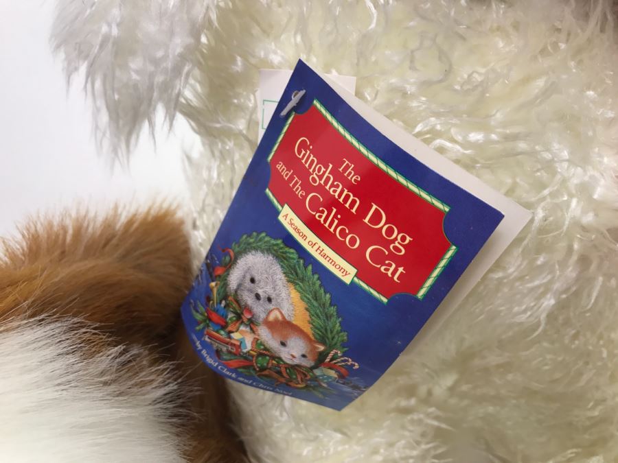 (4) The Gingham Dog And The Calico Cat Plush Toy Animals New With Tags [Photo 11]