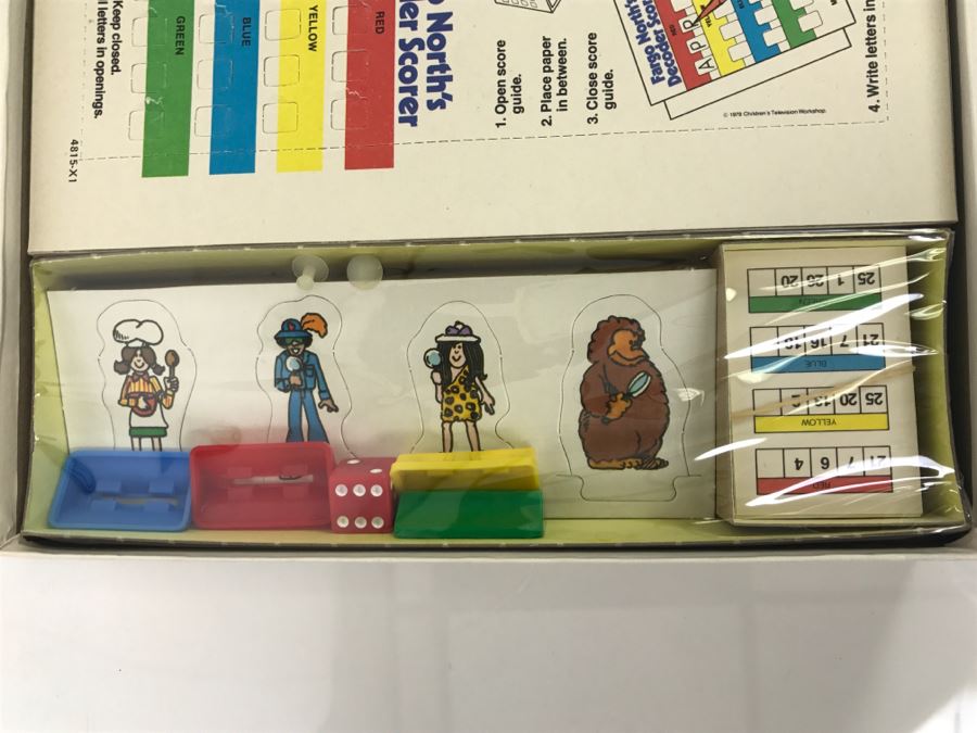 Milton Bradley MB The Electric Company The Fargo North, Decoder Secret Word Game New Old Stock [Photo 11]