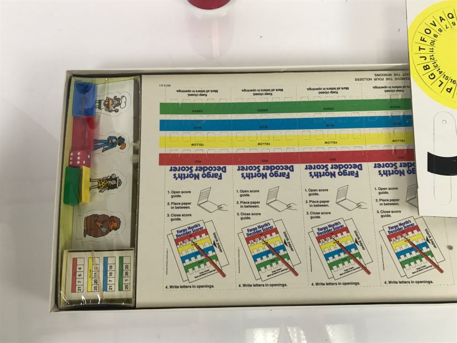Milton Bradley MB The Electric Company The Fargo North, Decoder Secret Word Game New Old Stock [Photo 10]