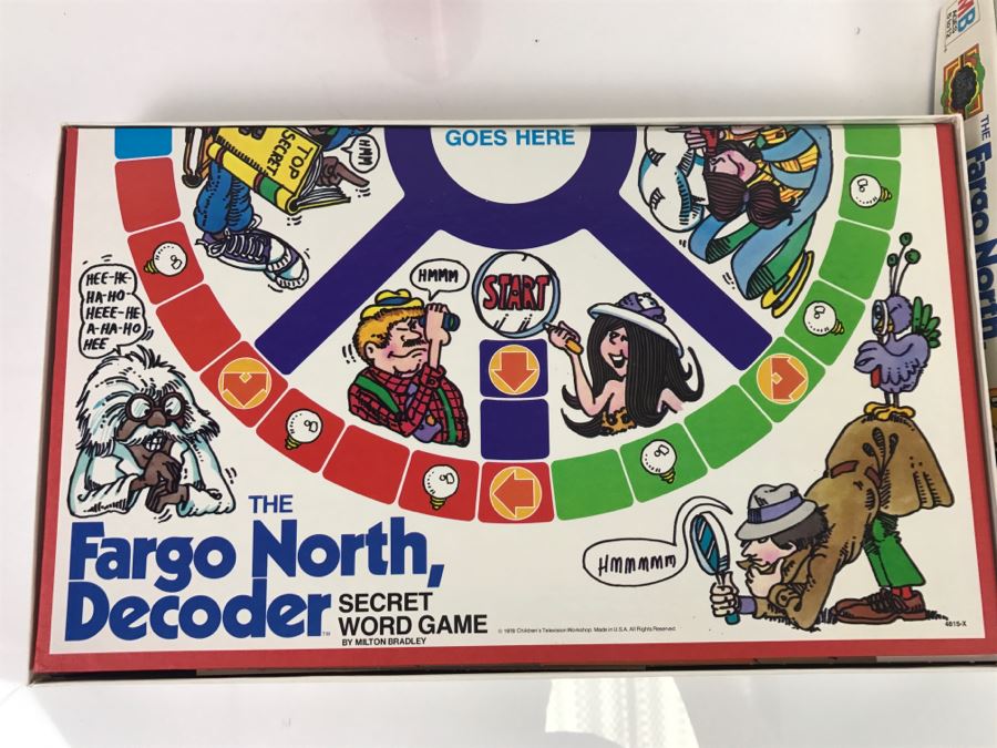 Milton Bradley MB The Electric Company The Fargo North, Decoder Secret Word Game New Old Stock [Photo 6]