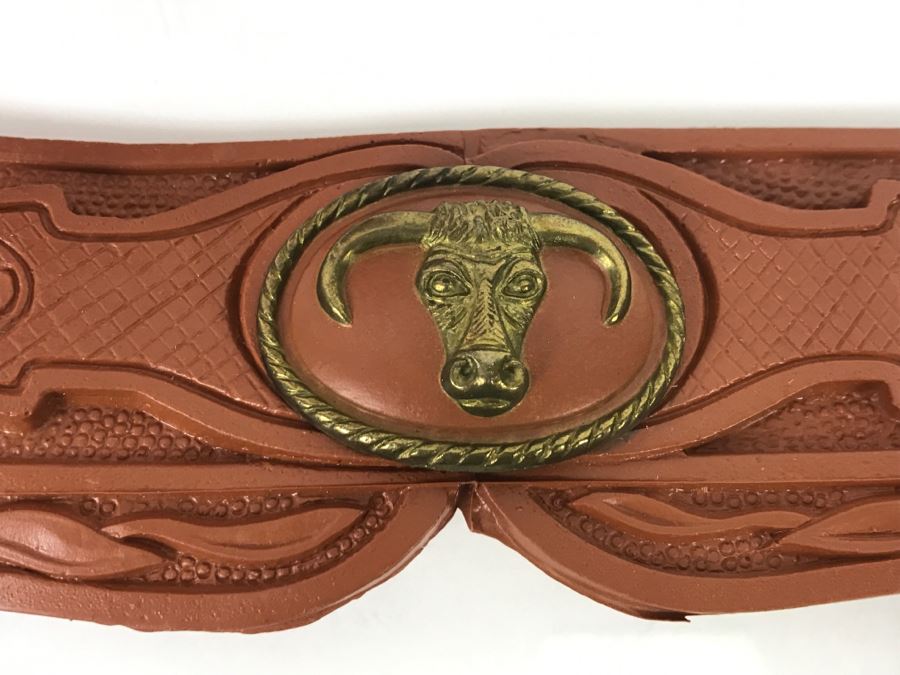 Vintage 1978 CBS Toys Double Cap Gun Holster Kids Belt [Photo 3]