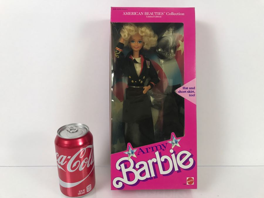 Vintage 1989 Army Barbie Mattel 3966 New Old Stock