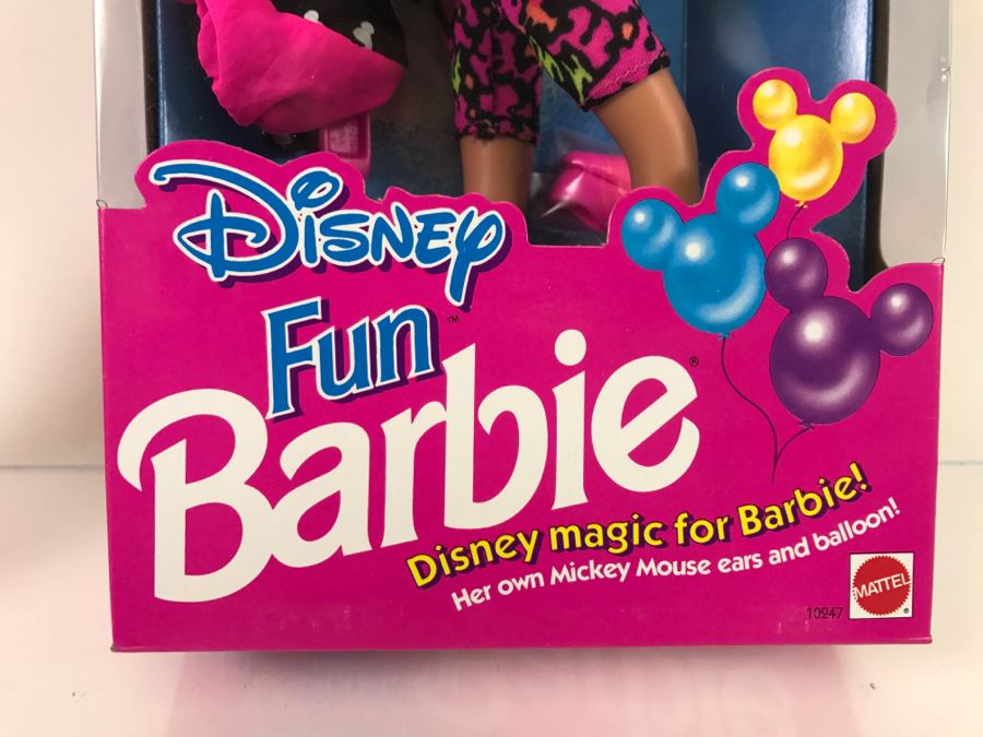 Vintage 1992 Disney Fun Barbie Mattel 10247 New Old Stock [Photo 3]