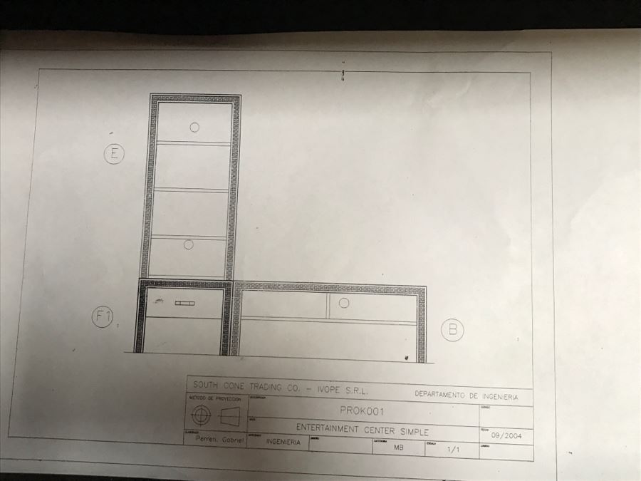 South Cone Trading Co 3-Piece Wooden Entertainment Center TV Stand Coffee Table Bookcase [Photo 10]