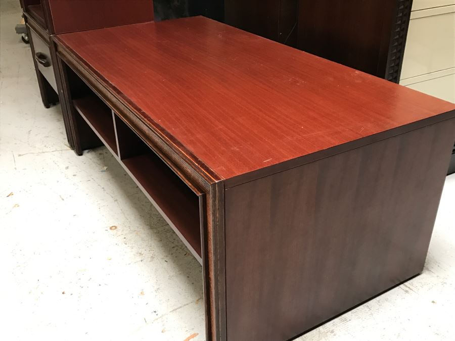 South Cone Trading Co 3-Piece Wooden Entertainment Center TV Stand Coffee Table Bookcase [Photo 7]