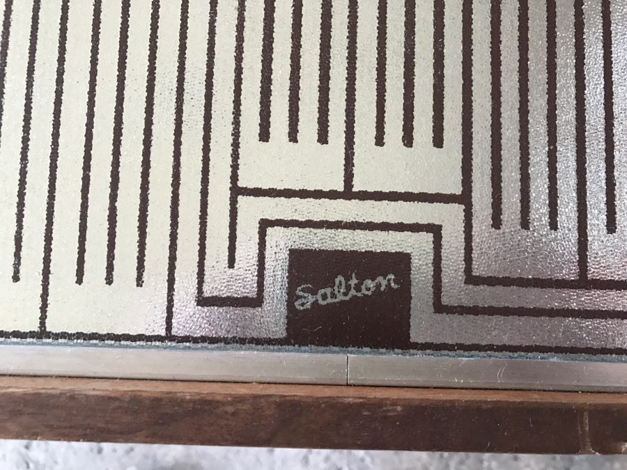 Mid-Century Salton-Hotray Heating Cart With Manual In Great Condition - 2'6' X 1'5' X 2'7'H [Photo 8]