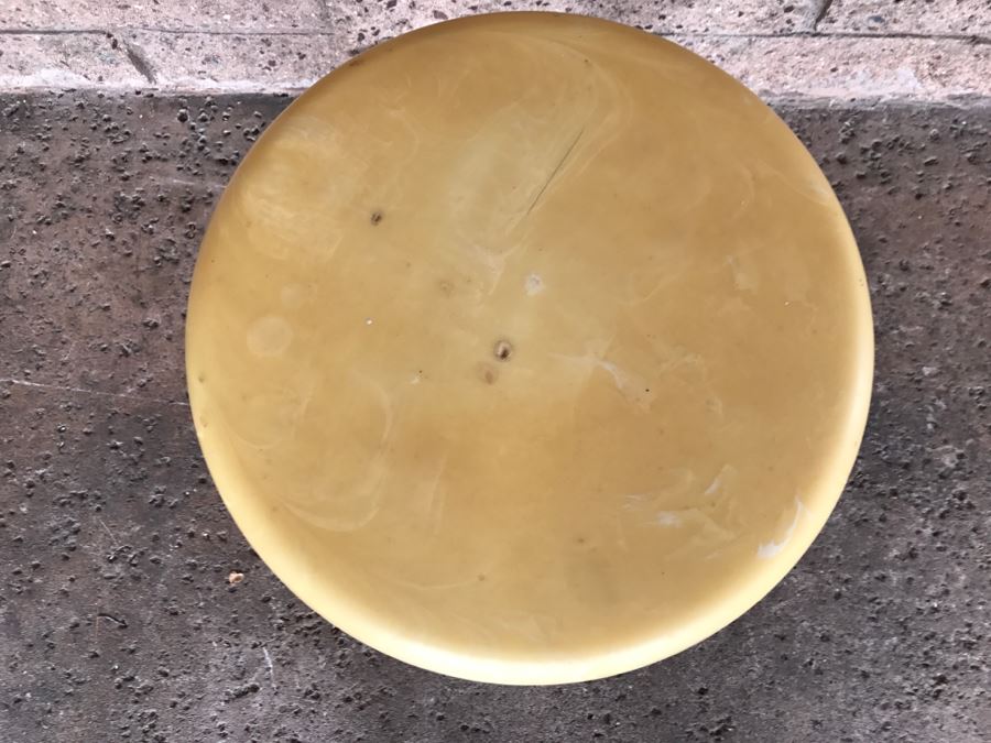 Mid-Century Modern Plastic Tulip Side Table - 1'2'R X 1'5'H [Photo 5]