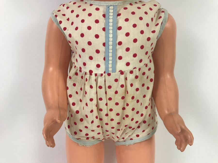 Vintage Plastic Doll With Blue Eyes [Photo 4]