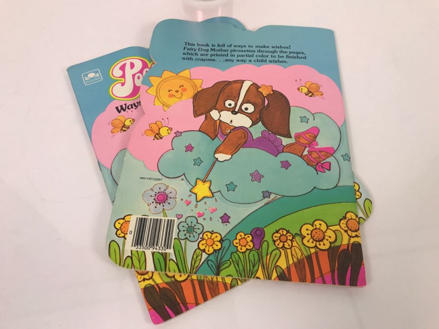 Pair Vintage 1983 Of Poochie Coloring Books New Old Stock [Photo 5]