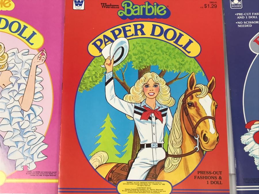 Vintage Collection Of Barbie And Skipper Paper Dolls Mattel New Old Stock [Photo 11]