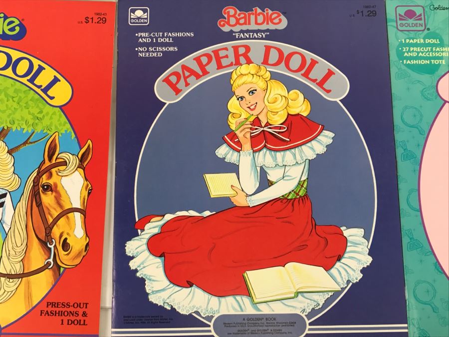 Vintage Collection Of Barbie And Skipper Paper Dolls Mattel New Old Stock [Photo 10]