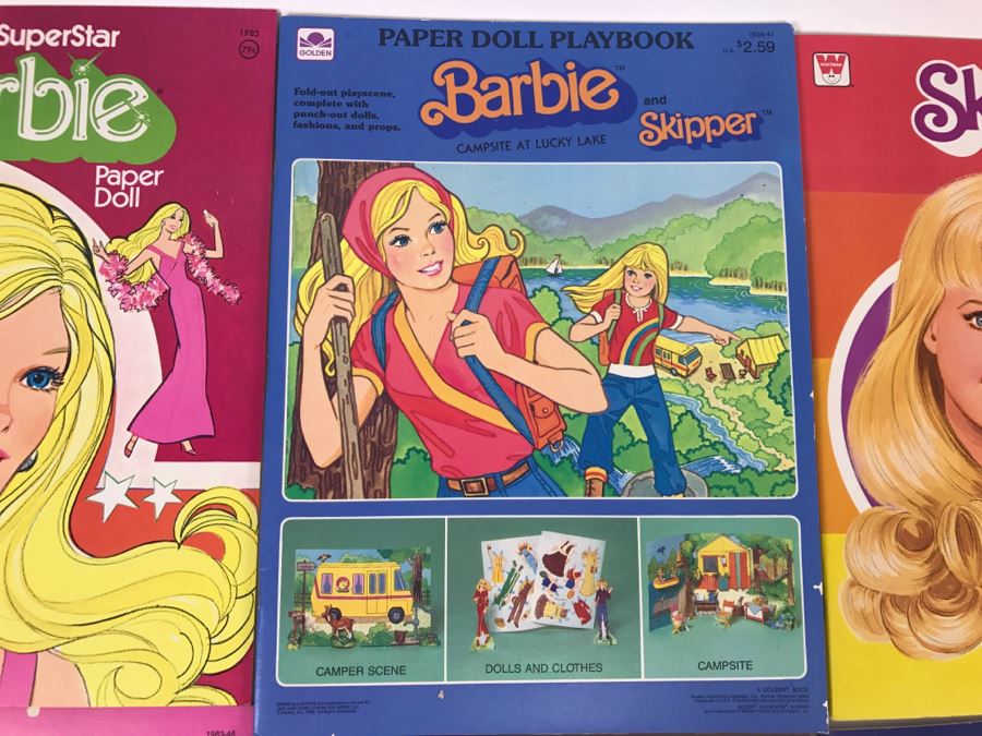 Vintage Collection Of Barbie And Skipper Paper Dolls Mattel New Old Stock [Photo 4]