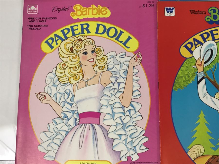Vintage Collection Of Barbie And Skipper Paper Dolls Mattel New Old Stock [Photo 12]