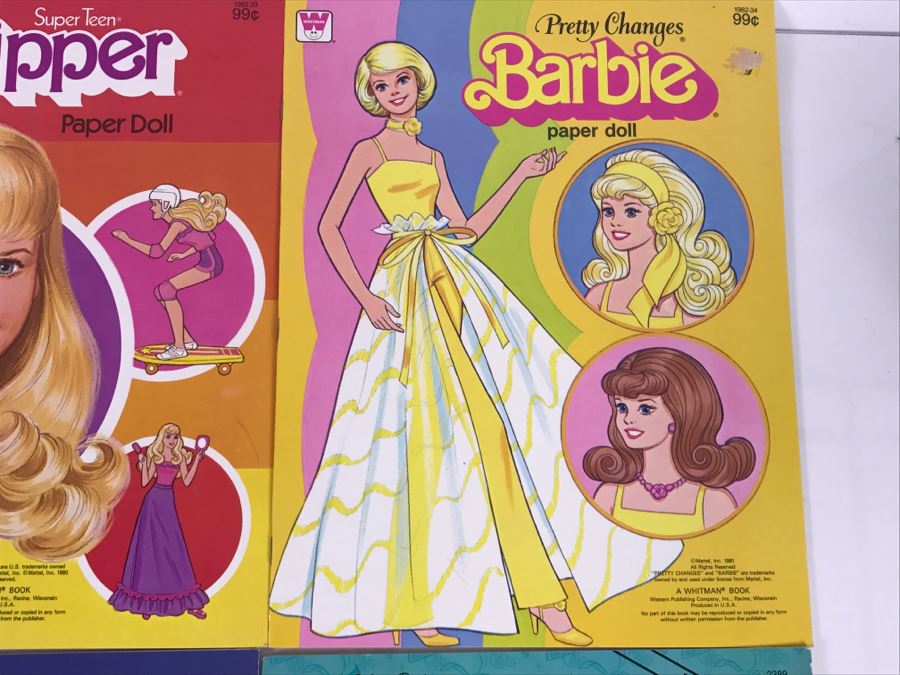 Vintage Collection Of Barbie And Skipper Paper Dolls Mattel New Old Stock [Photo 8]