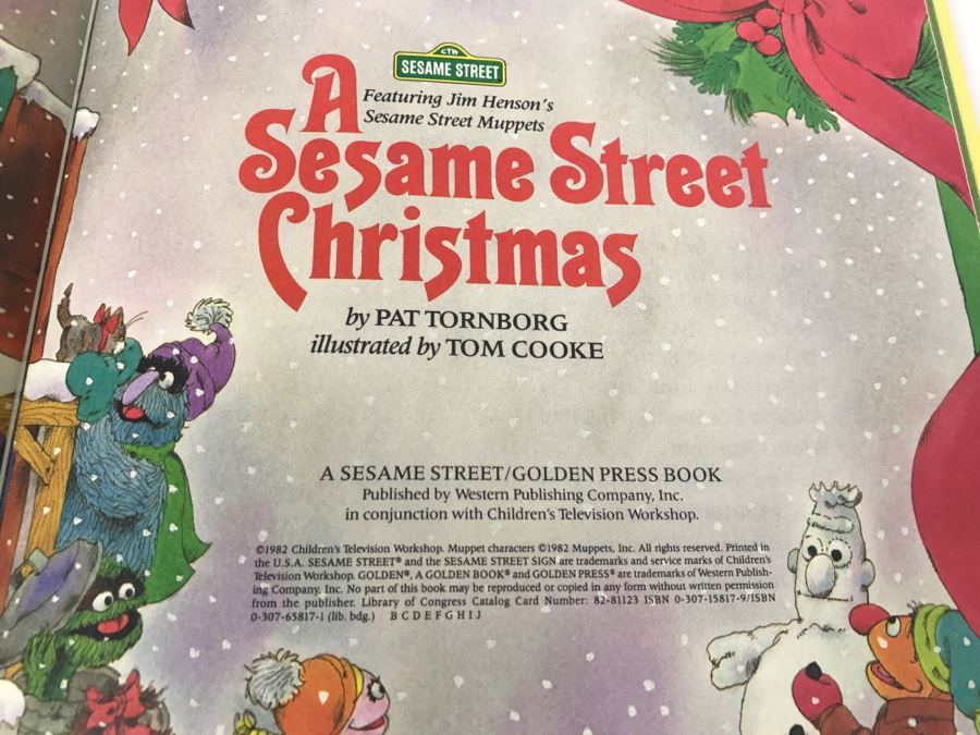 A Sesame Street Christmas Book 1982 Muppets [Photo 6]