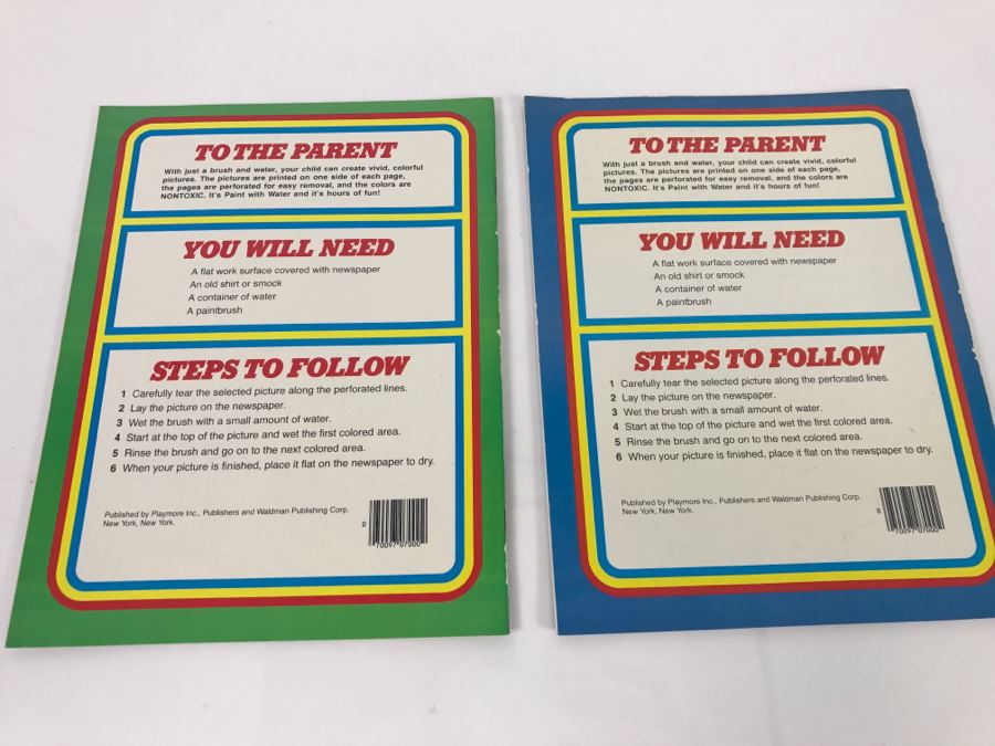 Revell Super Race Cars And Super Trucks Paint With Water Books 1983 New Old Stock [Photo 7]