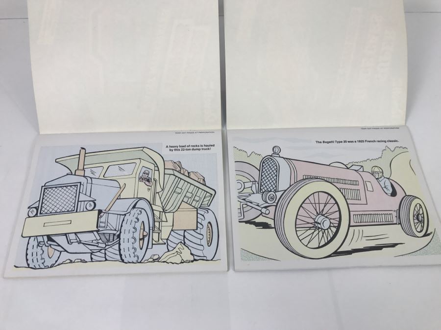 Revell Super Race Cars And Super Trucks Paint With Water Books 1983 New Old Stock [Photo 8]