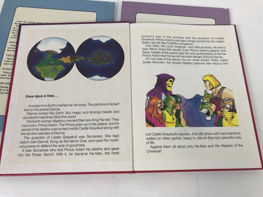 (3) Masters Of The Universe And Princess Of Power Books Mattel New Old Stock First Editions [Photo 9]