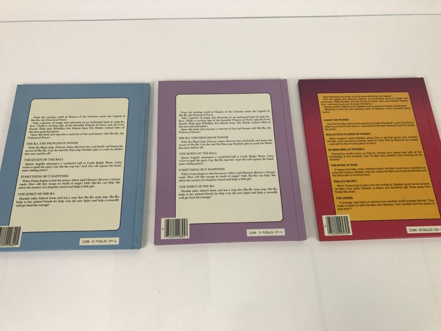 (3) Masters Of The Universe And Princess Of Power Books Mattel New Old Stock First Editions [Photo 8]