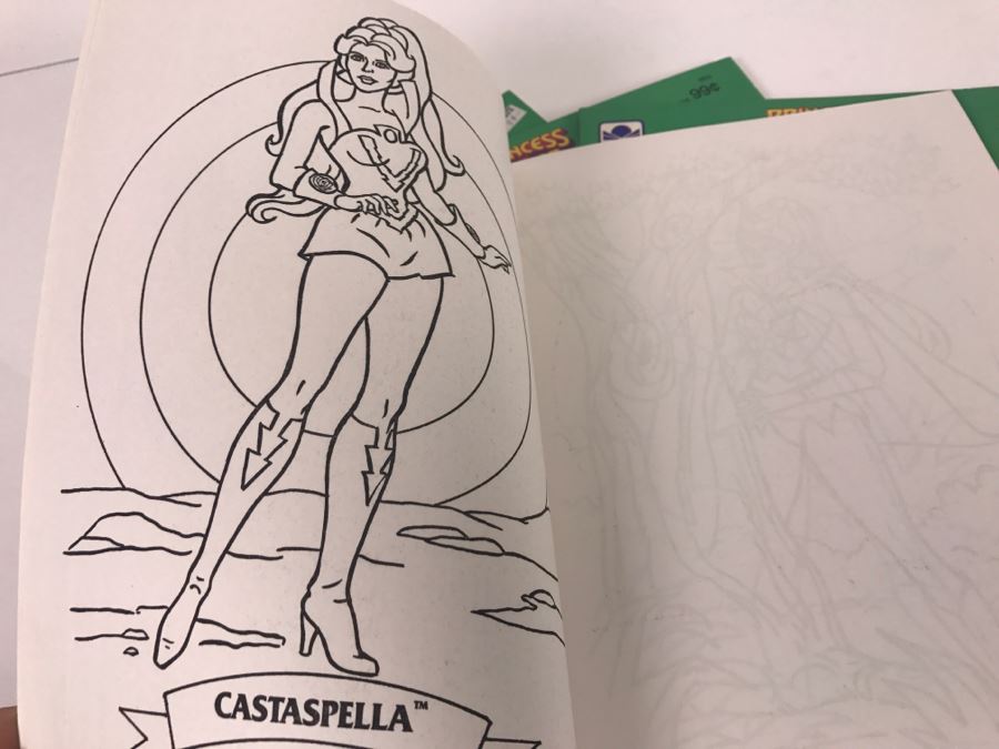 (4) Princess Of Power Paint Books 1985 New Old Stock [Photo 9]