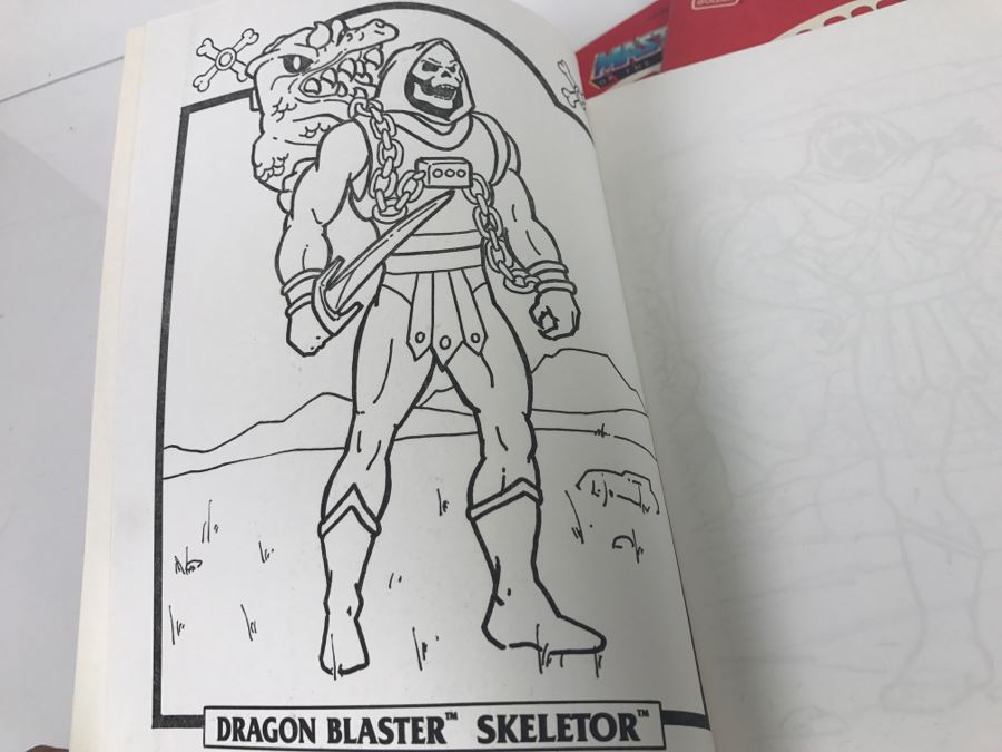 (4) Masters Of The Universe Paint Books 1985 New Old Stock [Photo 9]