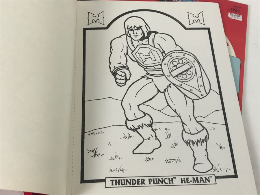 (4) Masters Of The Universe Paint Books 1985 New Old Stock [Photo 8]