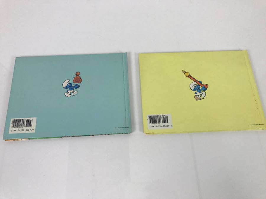 Pair Of Smurf Books: The Smurfs And The Miller, The Smurfs And The Toyshop 1984 By Peyo First Edition [Photo 4]