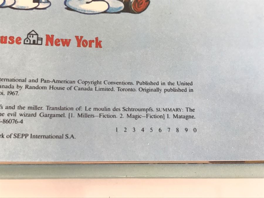 Pair Of Smurf Books: The Smurfs And The Miller, The Smurfs And The Toyshop 1984 By Peyo First Edition [Photo 7]