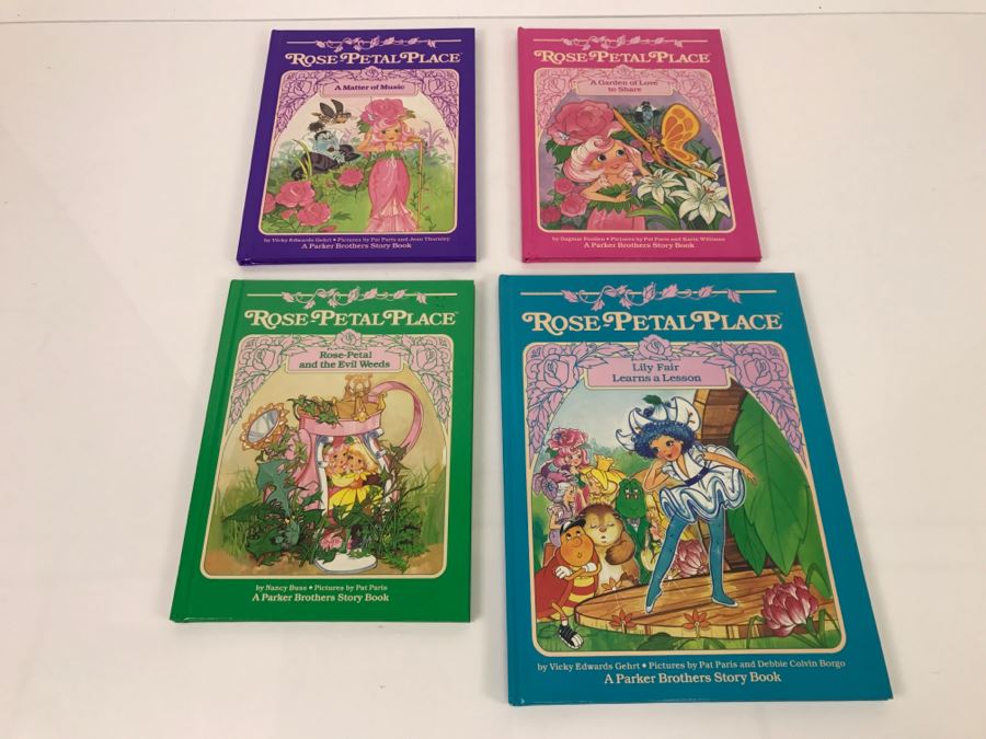 (4) Rose-Petal Place Books Parker Brothers Story Book 1984 New Old Stock [Photo 1]