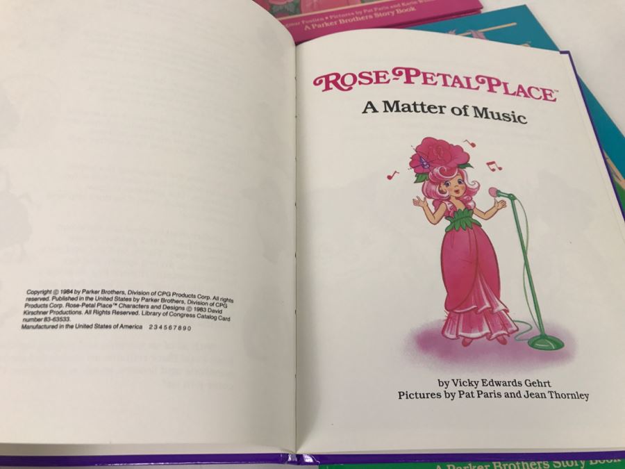(4) Rose-Petal Place Books Parker Brothers Story Book 1984 New Old Stock [Photo 10]