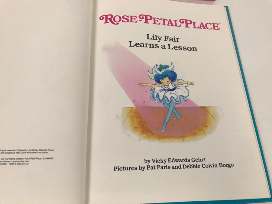(4) Rose-Petal Place Books Parker Brothers Story Book 1984 New Old Stock [Photo 7]