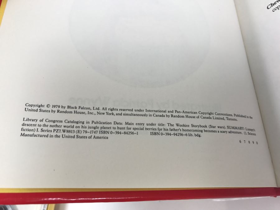 Star Wars The Wookie Storybook 1979 New Old Stock [Photo 7]