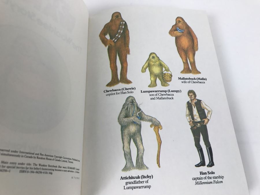 Star Wars The Wookie Storybook 1979 New Old Stock [Photo 6]