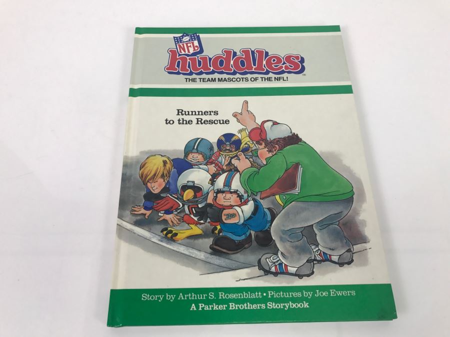 NFL Huddles The Team Mascots Of The NFL Parker Brothers Storybook 1984 New Old Stock First Edition [Photo 1]