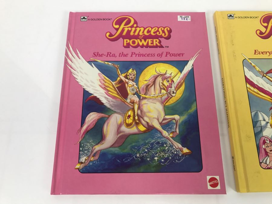 Pair Of Princess Of Power Books Mattel 1985 New Old Stock First Edition [Photo 11]
