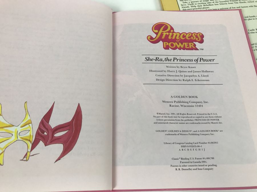 Pair Of Princess Of Power Books Mattel 1985 New Old Stock First Edition [Photo 7]