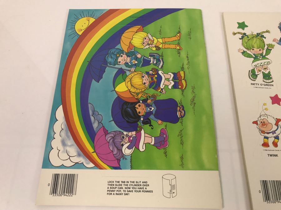 Pair Of Rainbow Brite Press-Out Books 1985 New Old Stock [Photo 11]