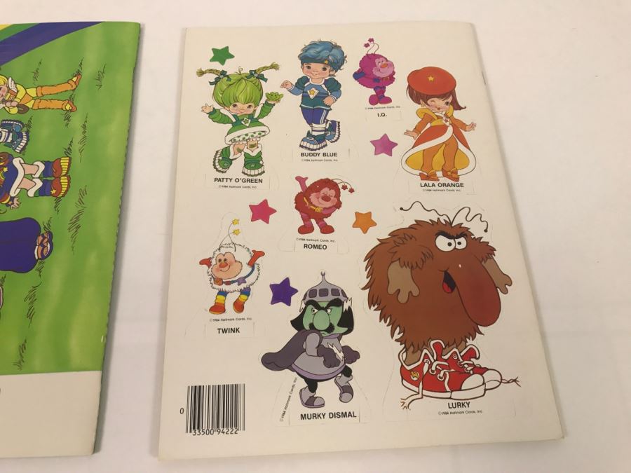 Pair Of Rainbow Brite Press-Out Books 1985 New Old Stock [Photo 12]