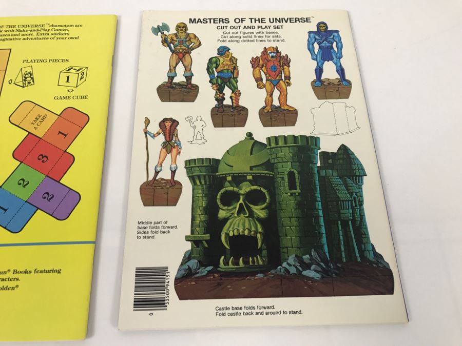 (2) Masters Of The Universe Sticker Fun Books Mattel 1982 1983 New Old Stock [Photo 12]