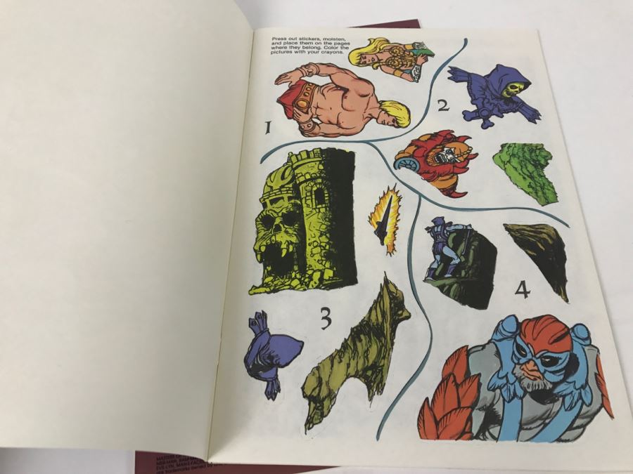 (2) Masters Of The Universe Sticker Fun Books Mattel 1982 1983 New Old Stock [Photo 15]
