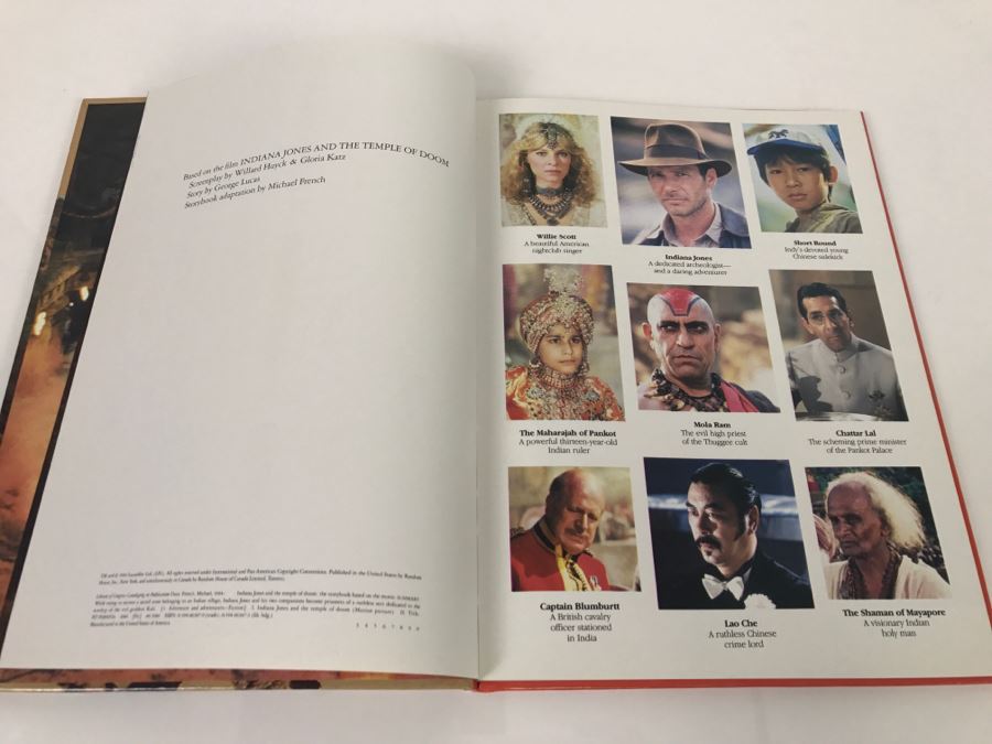 Indiana Jones And The Temple Of Doom Storybook Graphic Novel 1984 New Old Stock [Photo 8]