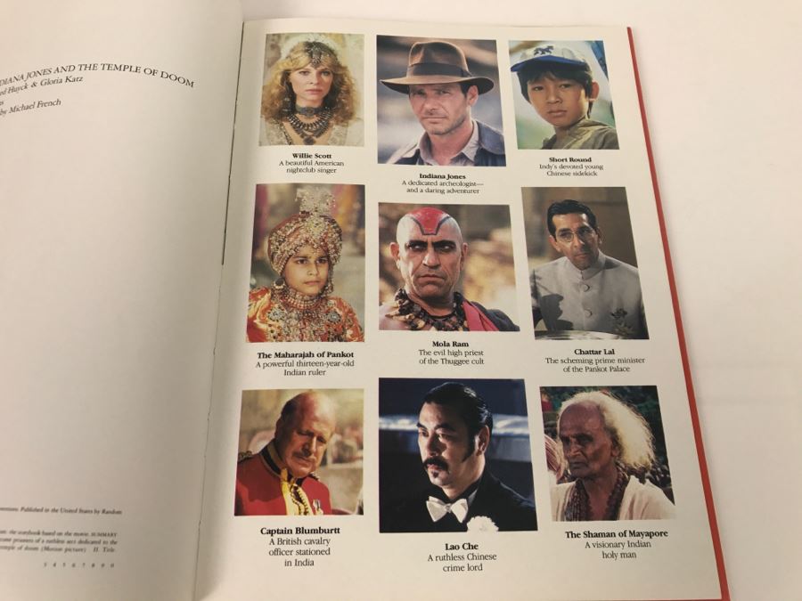 Indiana Jones And The Temple Of Doom Storybook Graphic Novel 1984 New Old Stock [Photo 10]