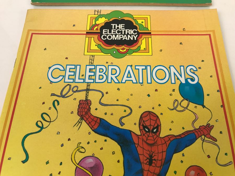 (4) The Electric Company Color And Learn Books Marvel Books 1984 New Old Stock [Photo 3]