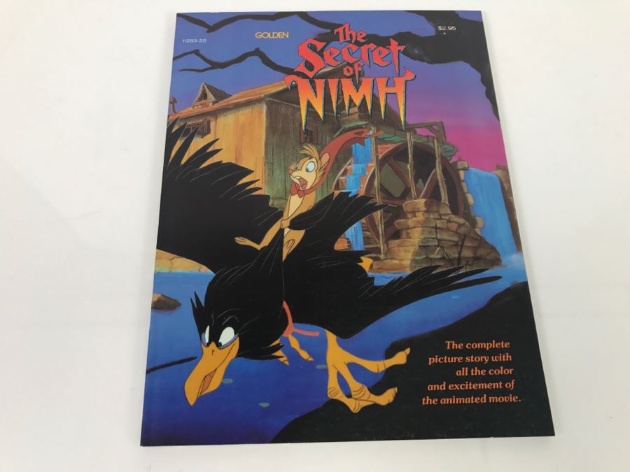 The Secret Of NIMH Picture Story Book Comic Book 1982 New Old Stock [Photo 1]