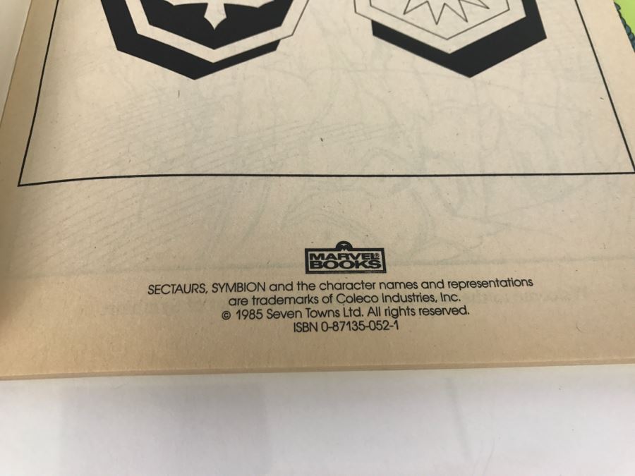 (4) Sectaurs Warriors Of Symbion Coloring Books 1985 Marvel Books New Old Stock [Photo 13]